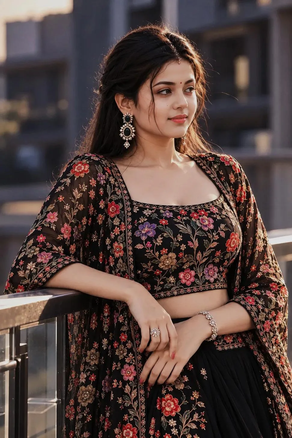 Black Floral Elegance 🌸🖤