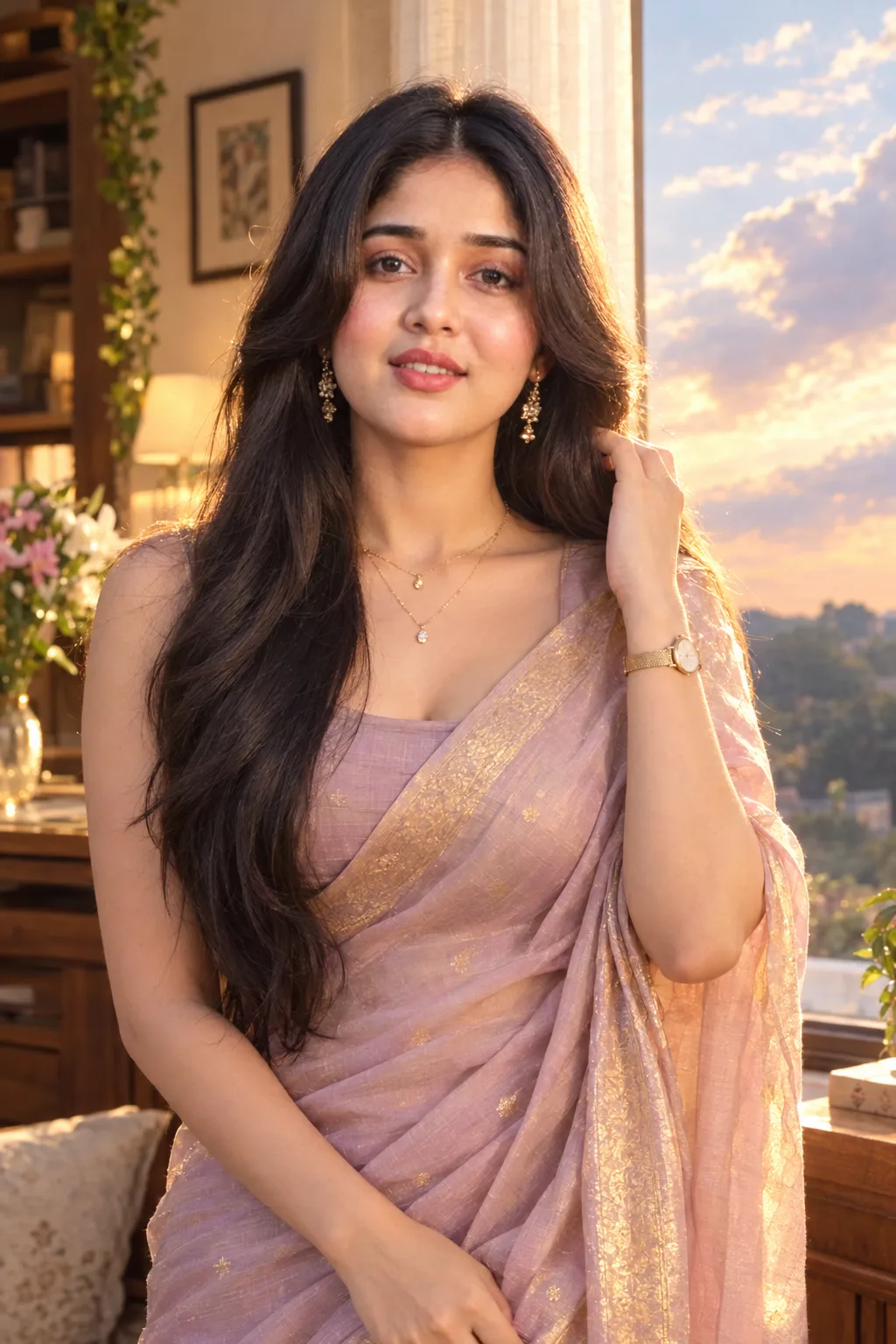 Beautiful young Indian woman