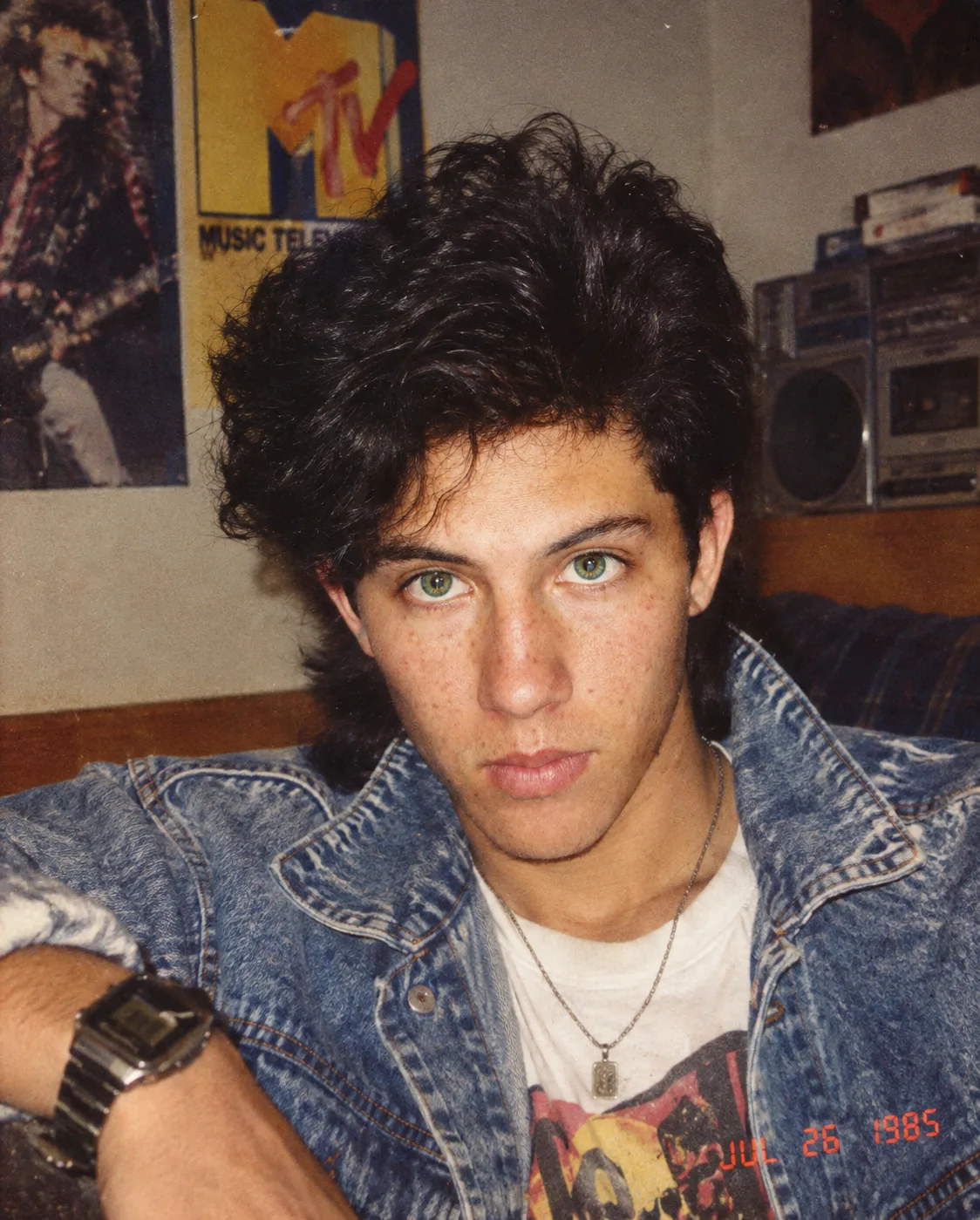 Vintage 80 *s style photo