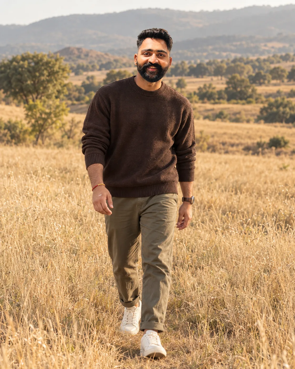Golden Field Countryside Portrait