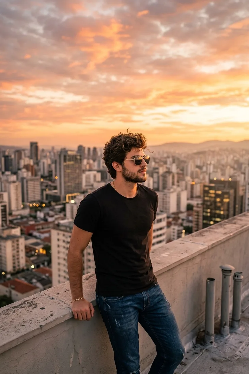 Rooftop Golden Hour