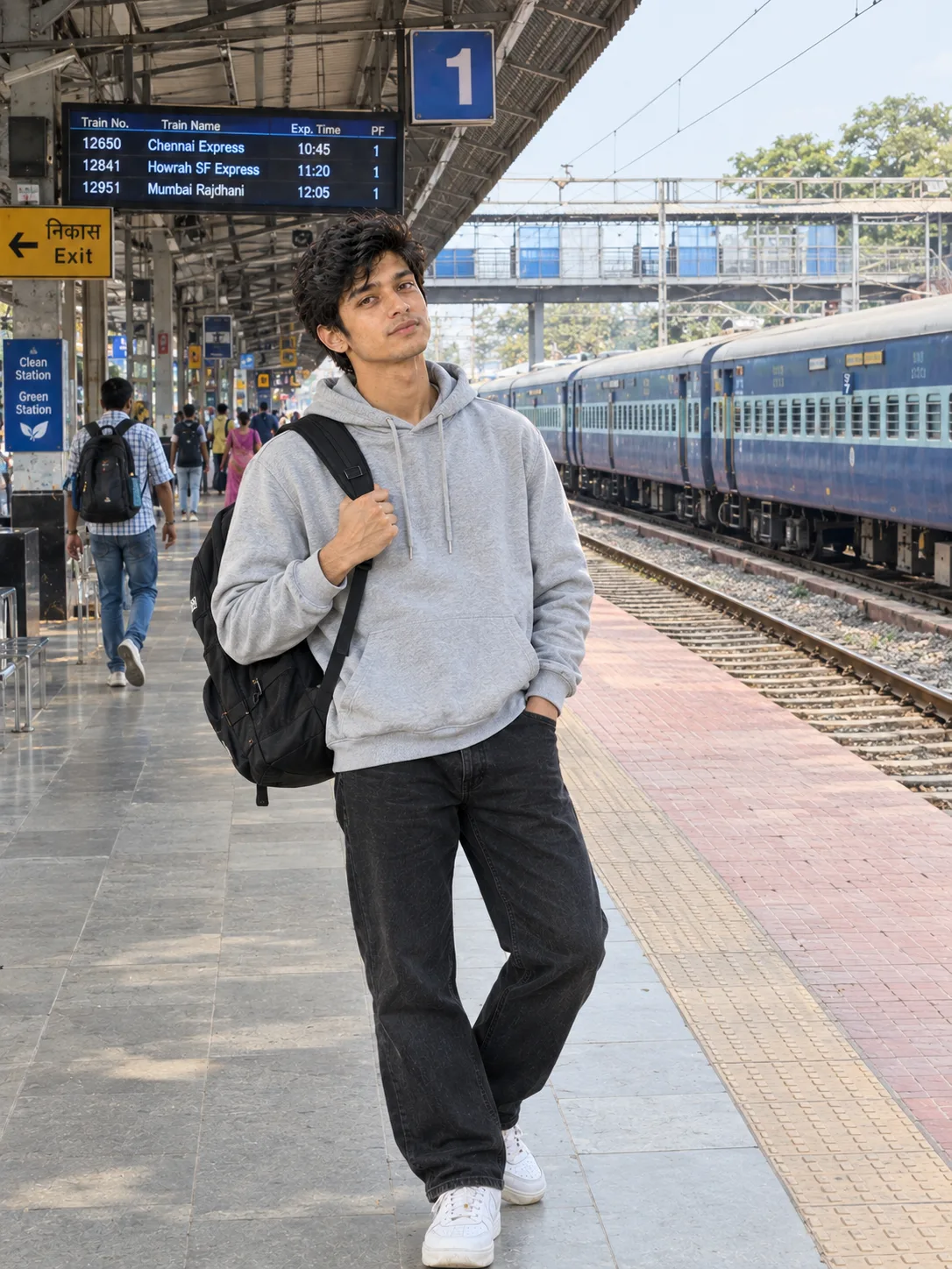 Realistic Boy Railway Station Sharp BG