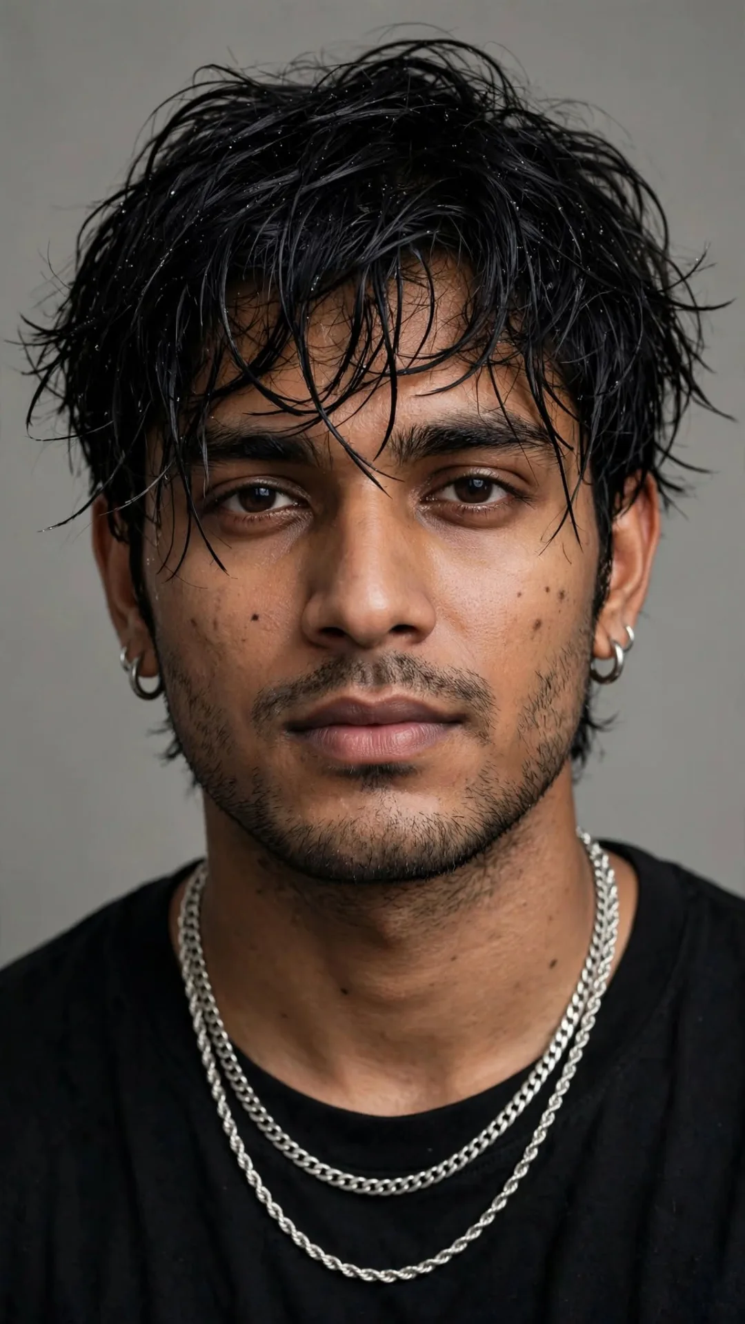 Urban Studio Portrait Prompt - Wet Hair Edition