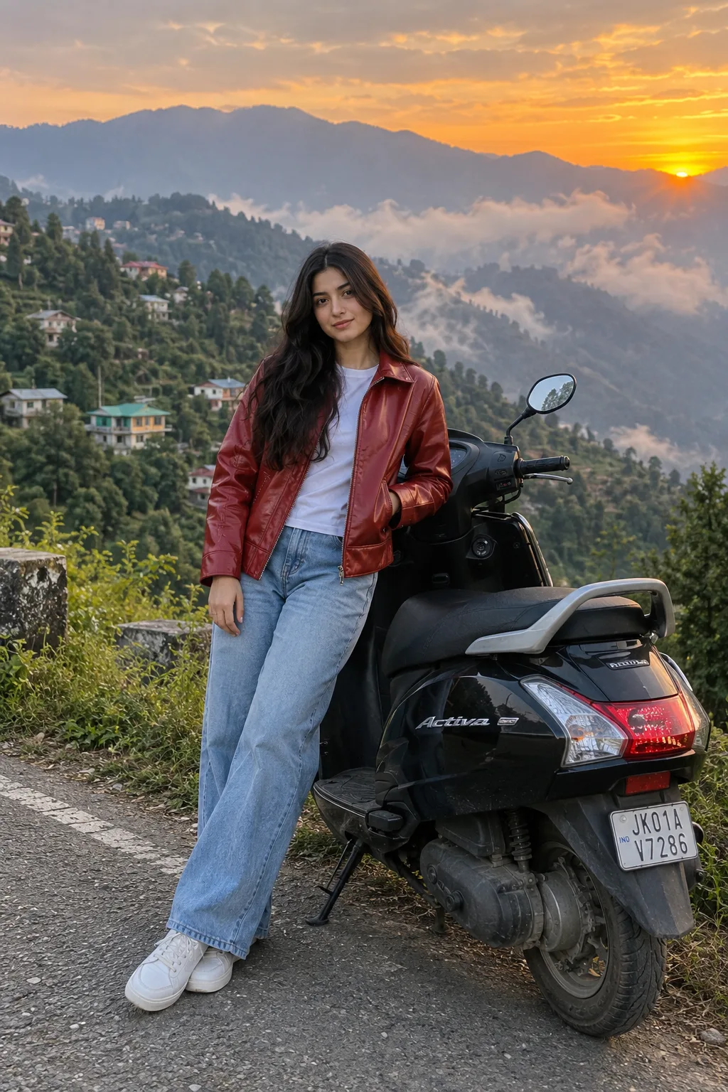 Ultra realistic cinematic portrait of a young woman
