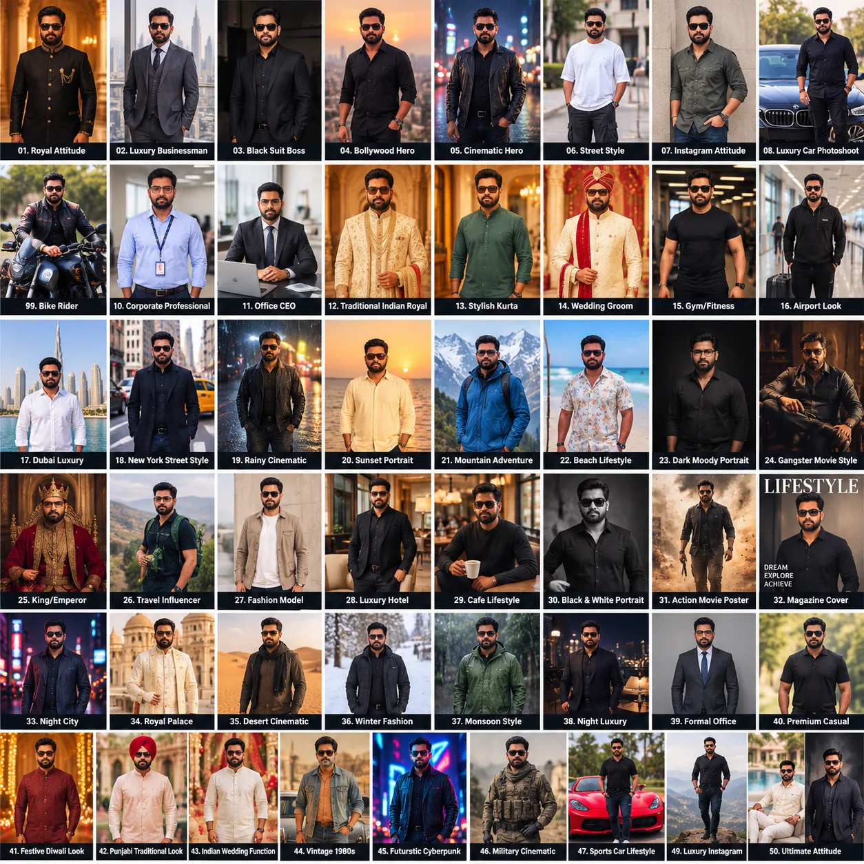 Multiple images in one frame