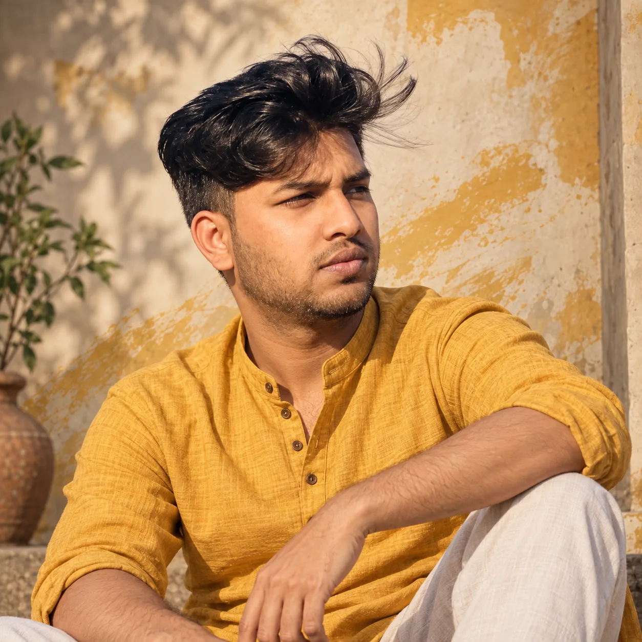 Golden Hour Artistic Portrait