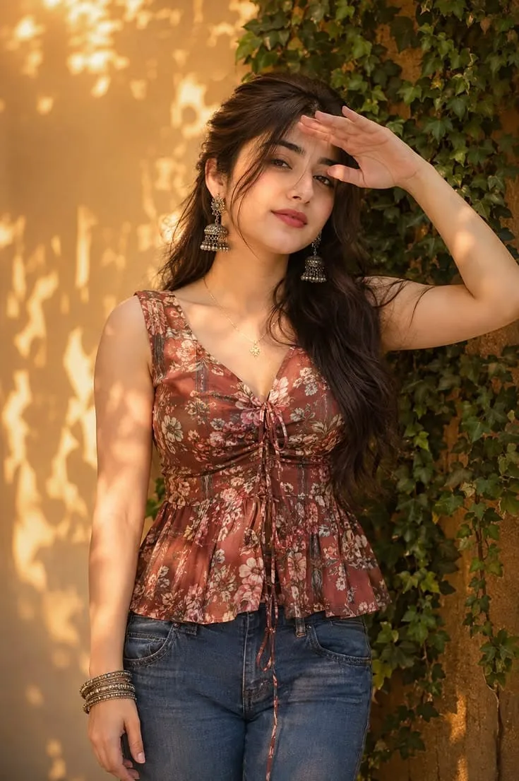 Golden Hour Ivy Portrait