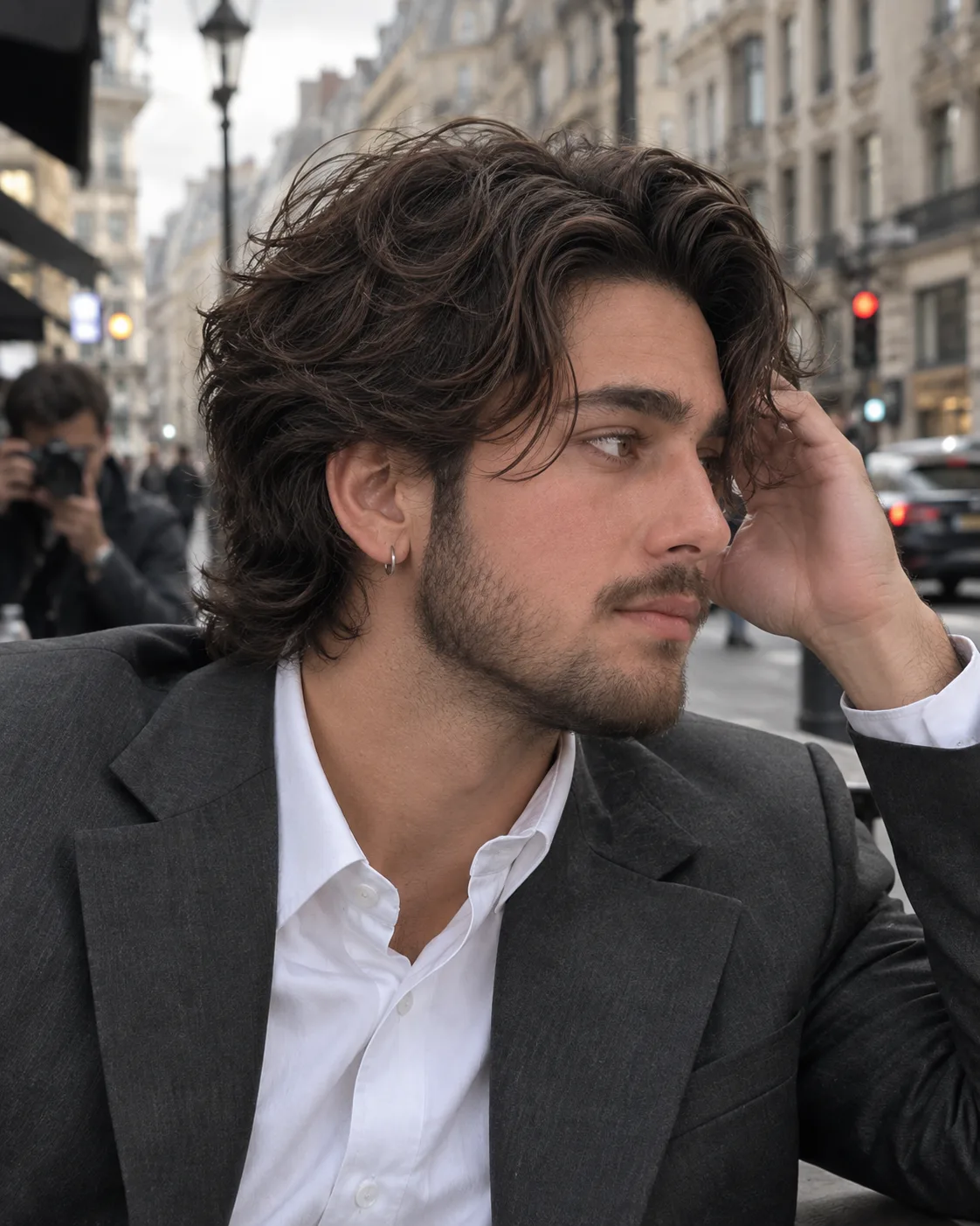 Thoughtful Suit Portrait in the City