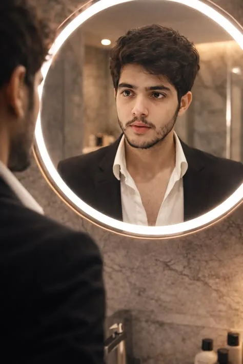 The Ring-Light Mirror Reflection