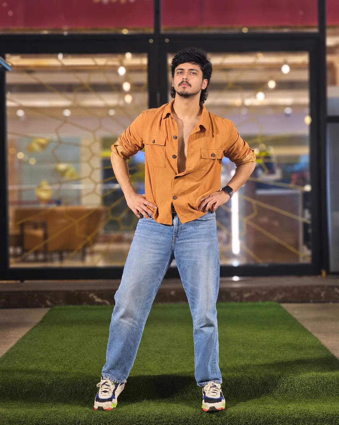 Urban Orange Shirt Portrait