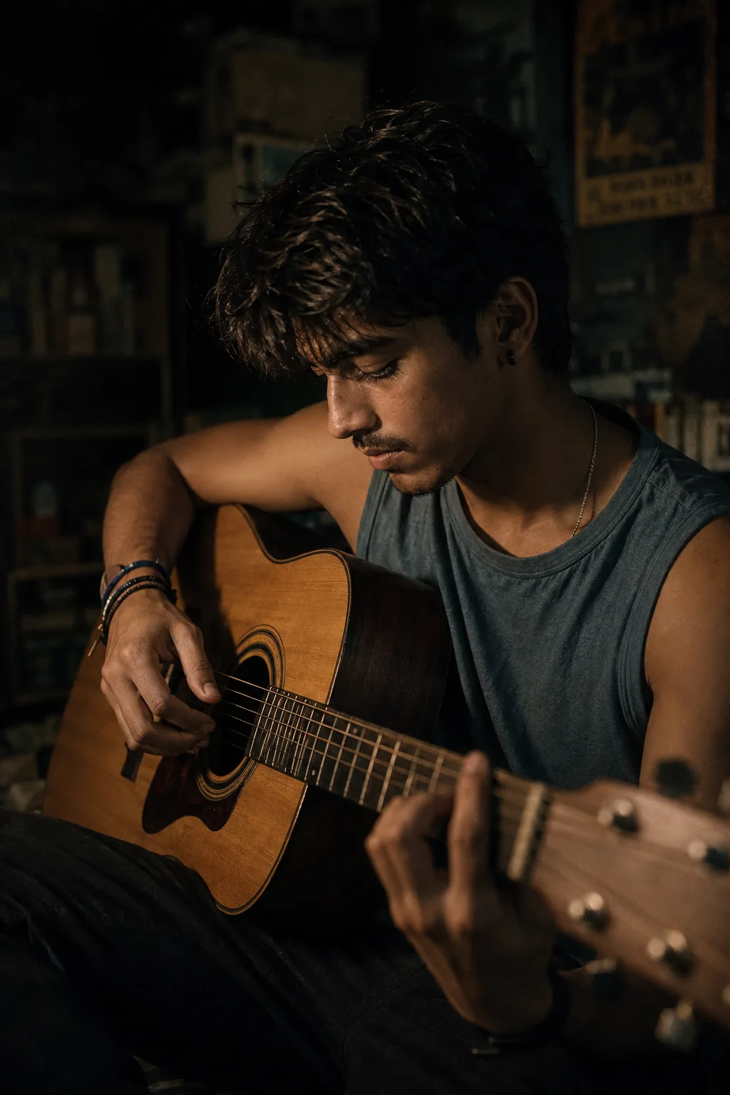 Midnight Strings — Moody Cinematic Guitar Portrait