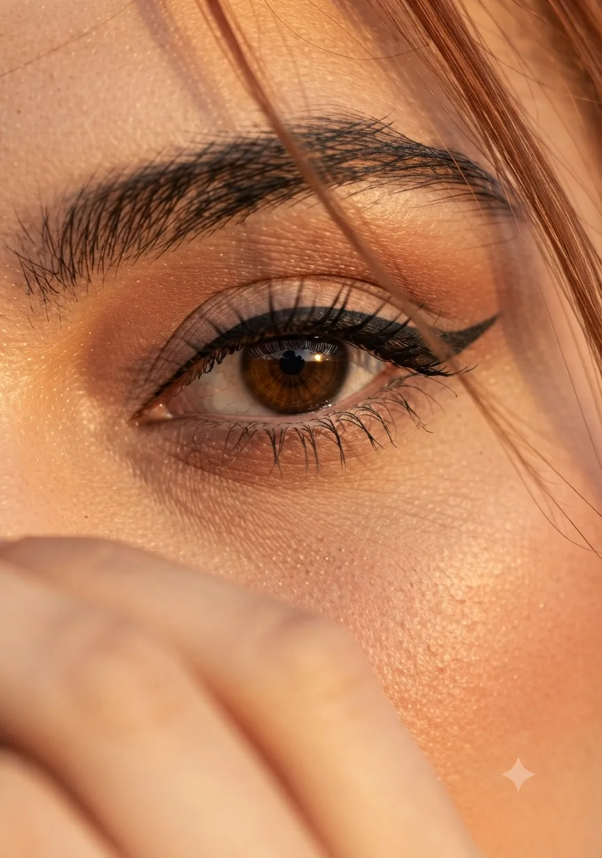 Ultra realistic cinematic eye portrait