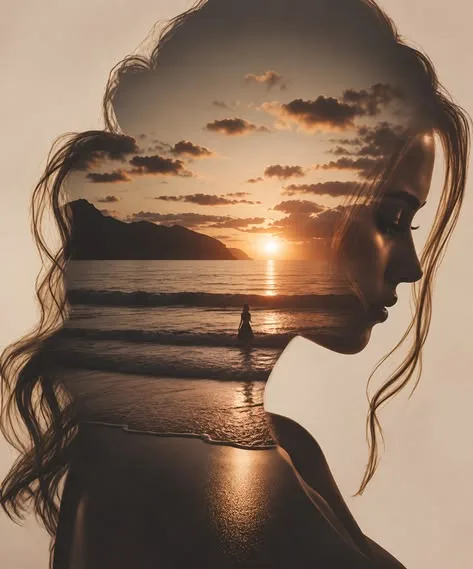 Double Exposure Portrait Photography