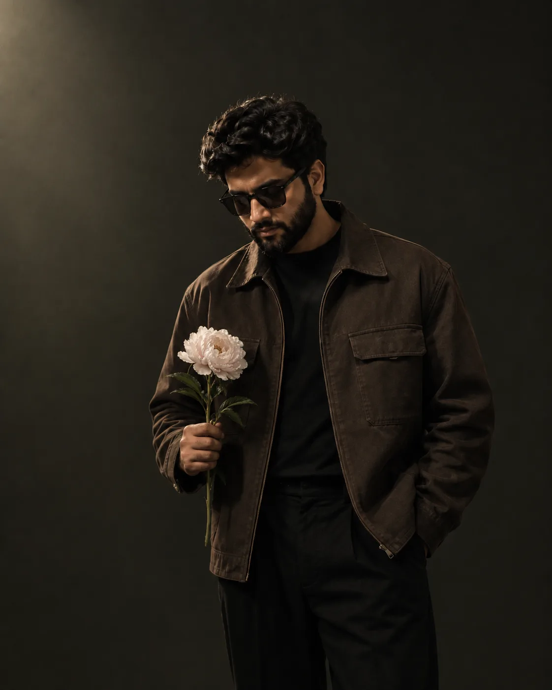 Moody Flower Portrait