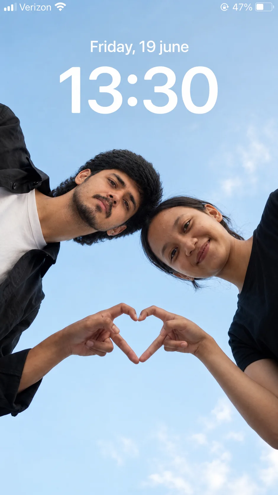 Under the Open Sky – Heart-Shaped Connection