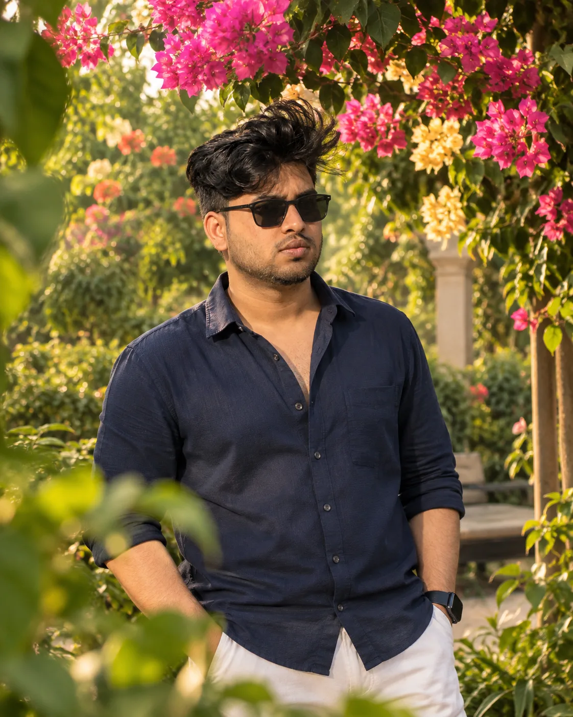 Bougainvillea Garden Portrait