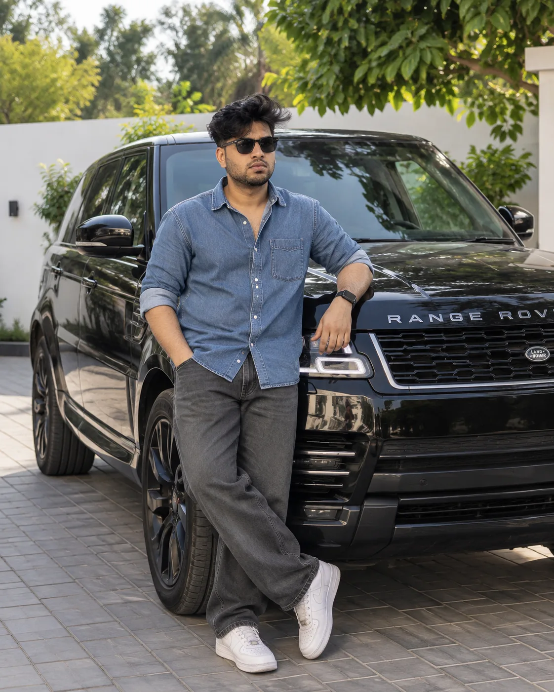 Blue Denim SUV Portrait