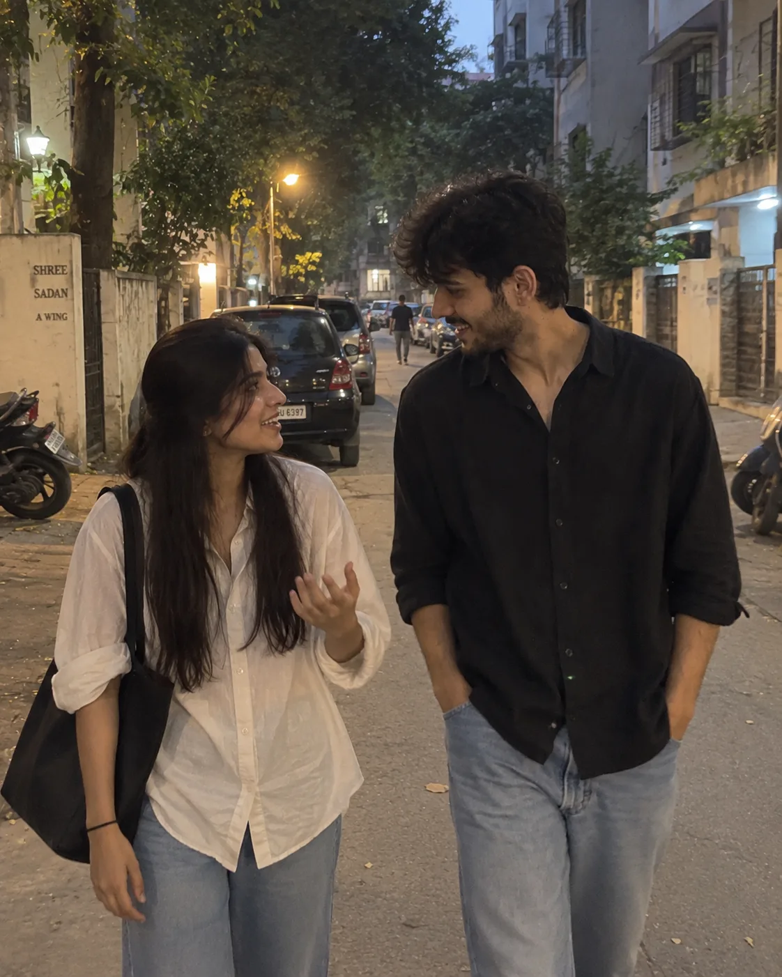 Ultra realistic cinematic couple portrait