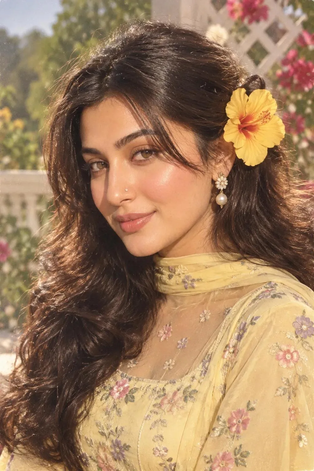 beautiful young South Asian woman