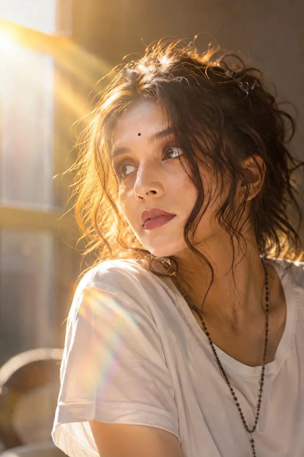 Golden Hour Window Portrait