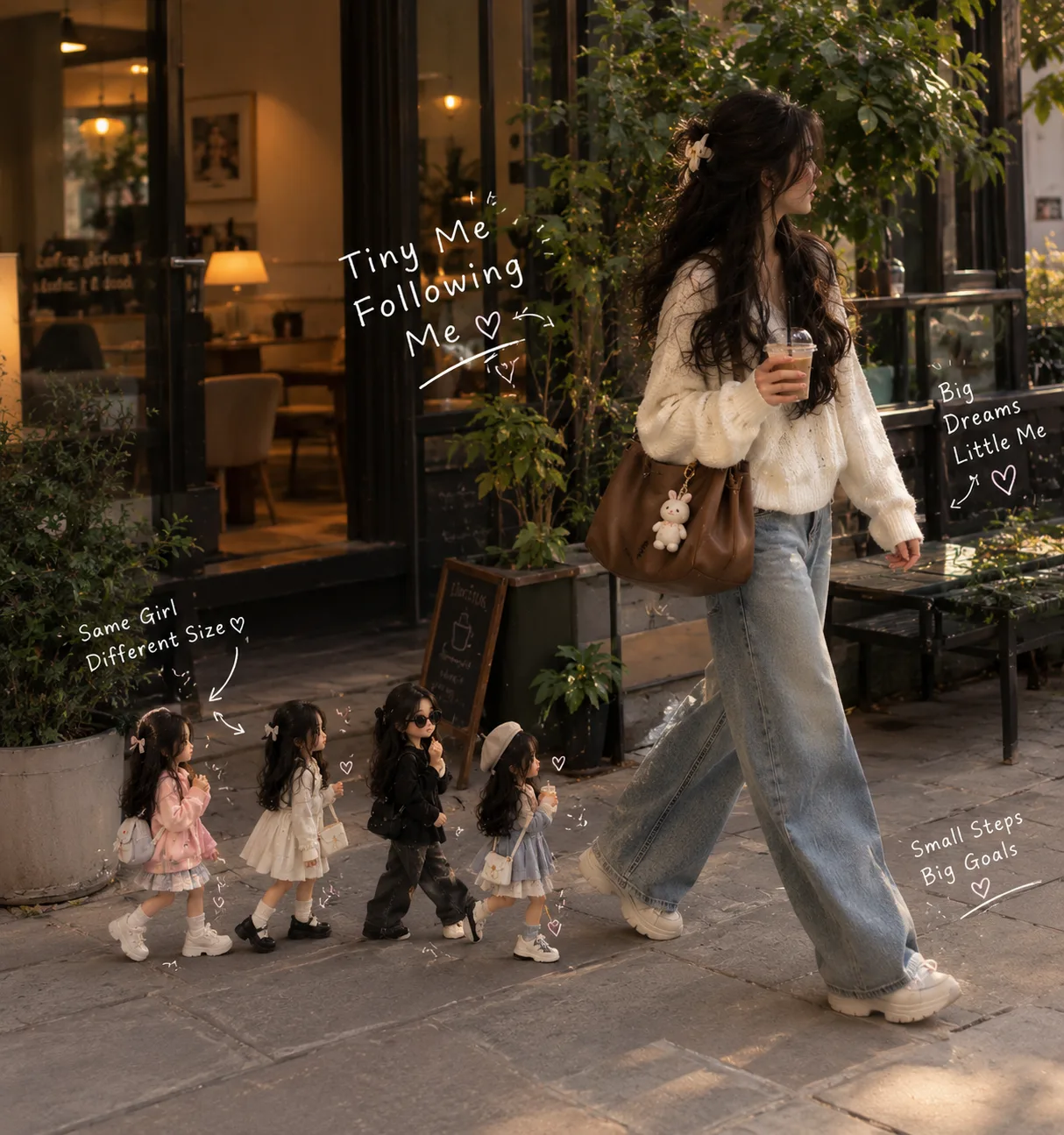 Tiny Me Following Me — Miniature UGC Street Photography