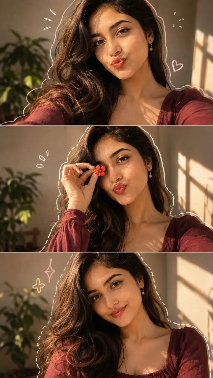 Warm Selfie Collage
