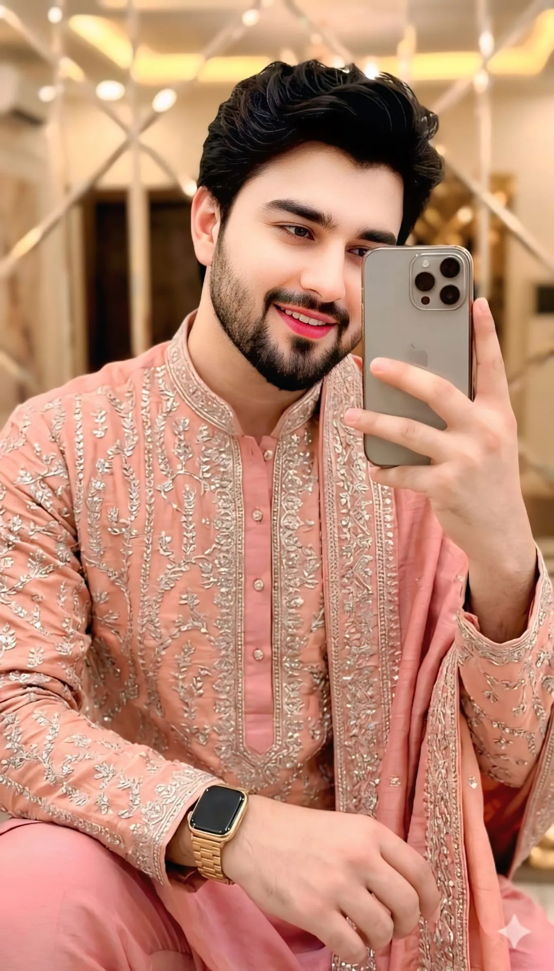 Festive Mirror Selfie