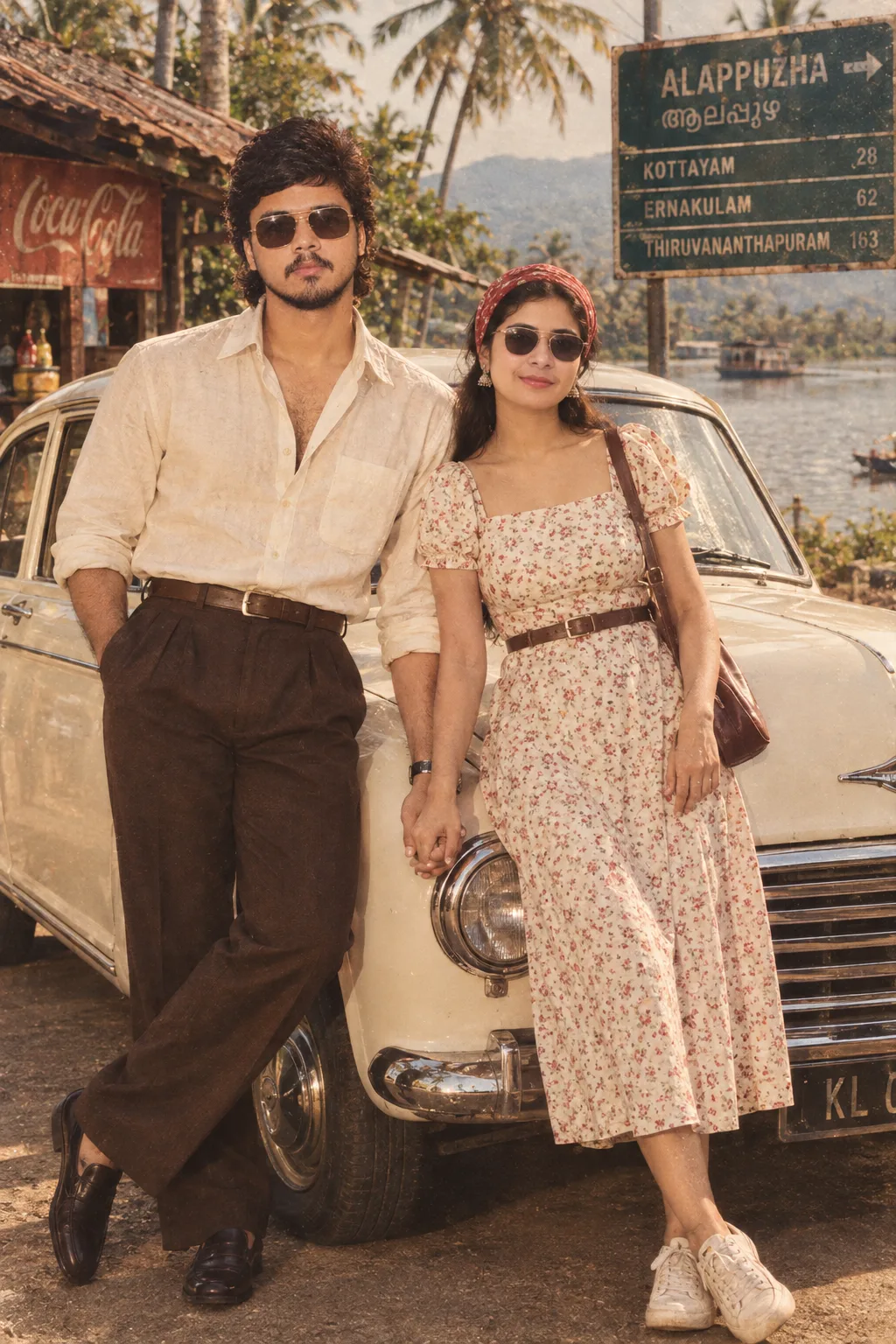 Vintage 80s couple