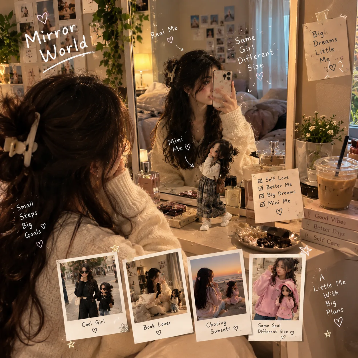 Mirror World — Mini Me Aesthetic UGC