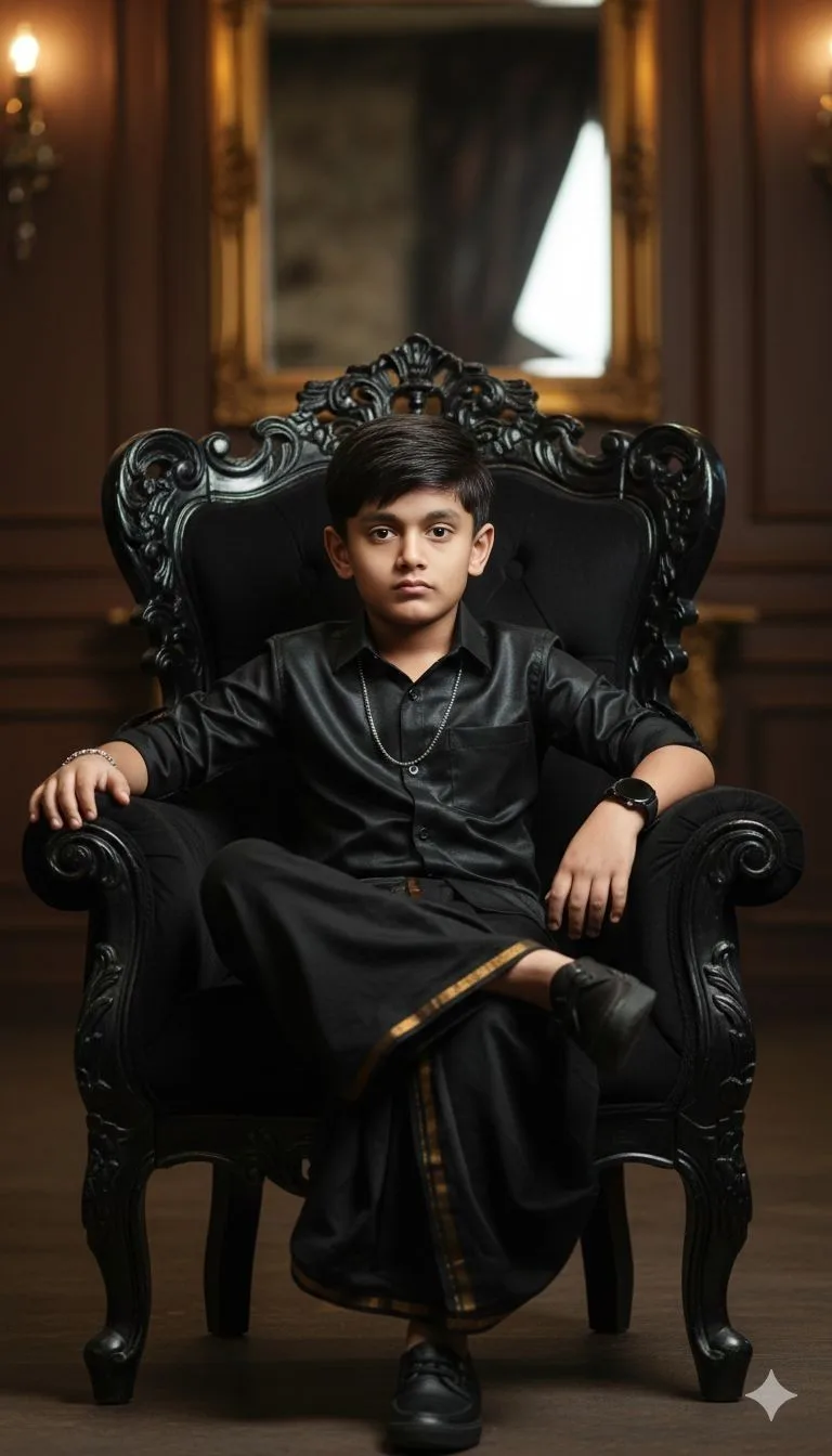 The Sovereign Prince: A Monochromatic Study of Traditional Royalty