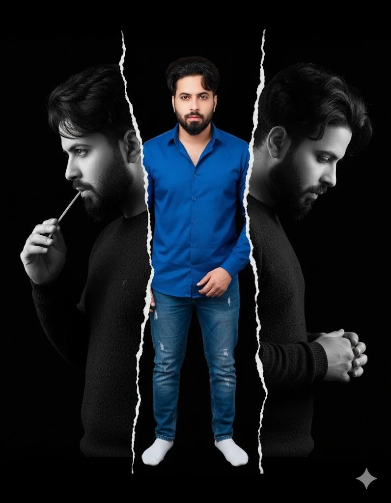 Royal Blue Shirt Style DP