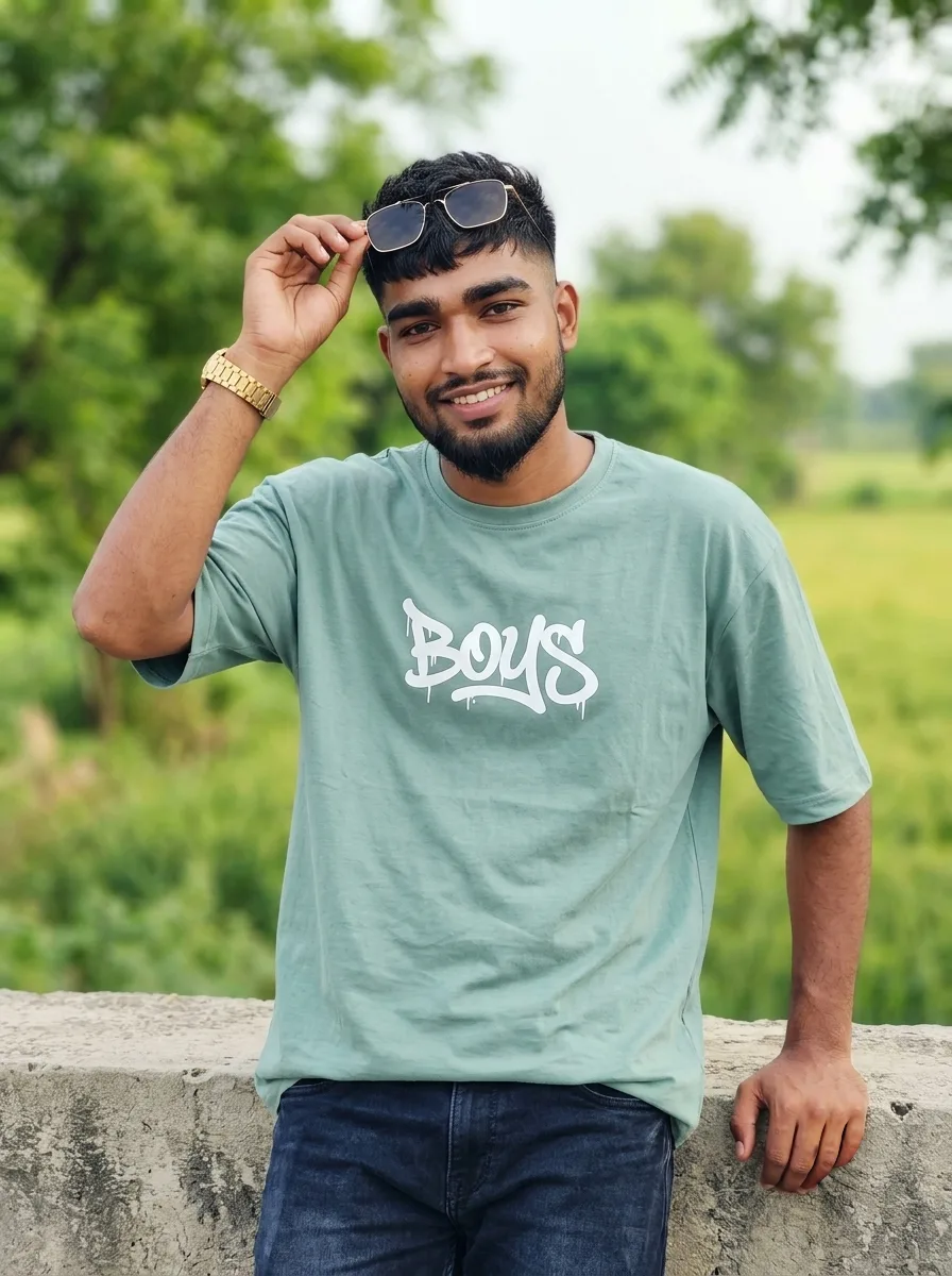 Casual Outdoor Streetwear Portrait