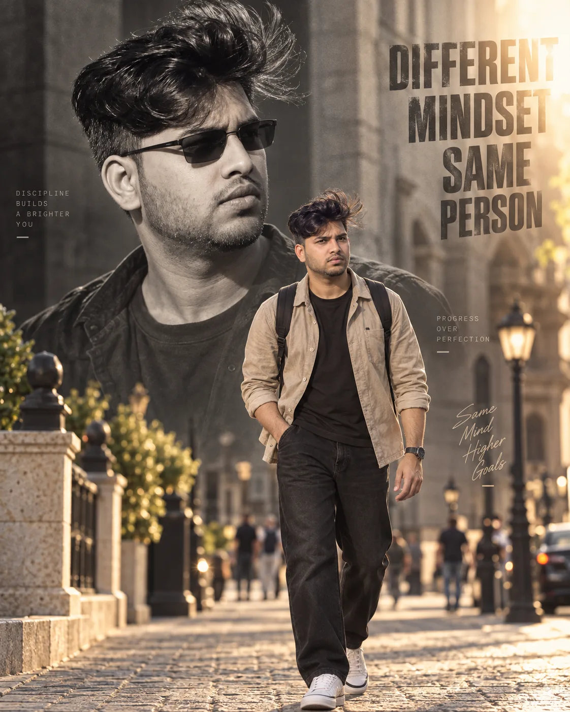 Golden Hour Urban Double Portrait