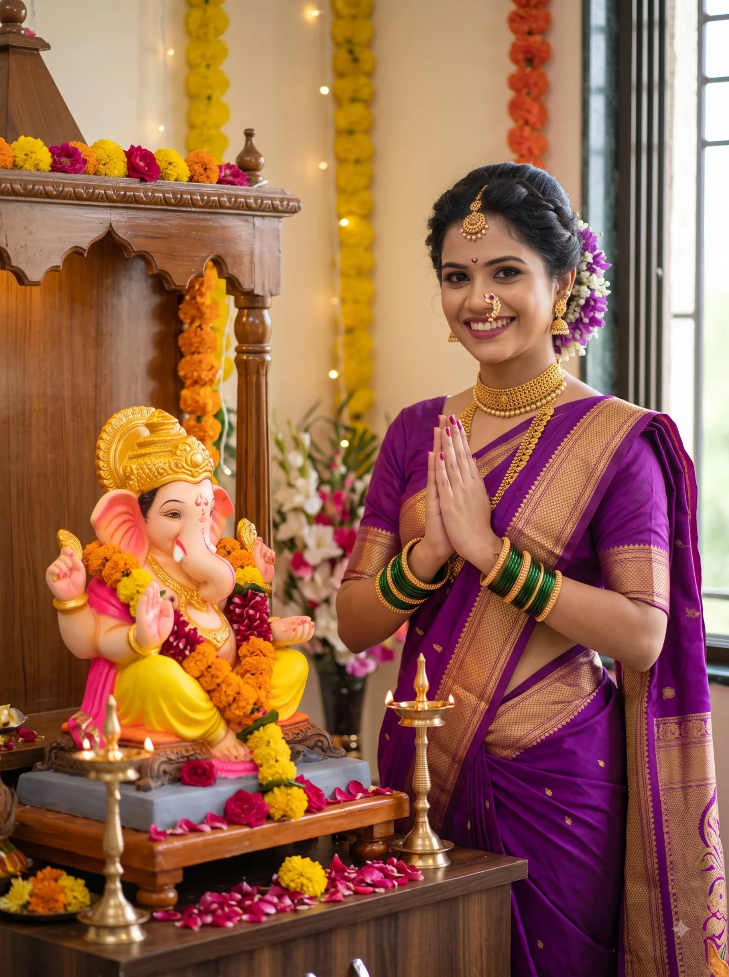 Ganesh Chaturthi Special Image Generation AI Prompt