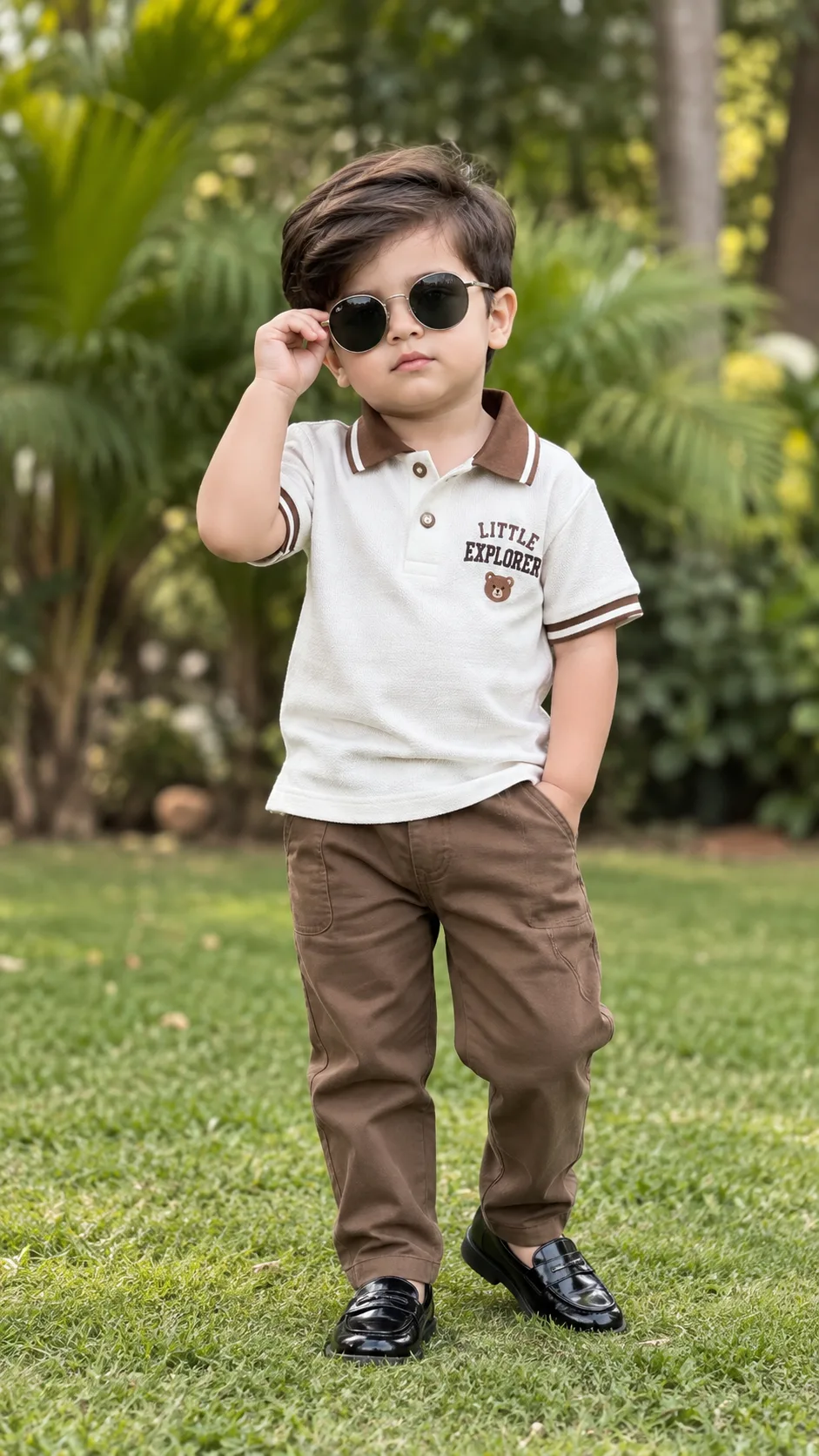 Cute Boy Garden Photo