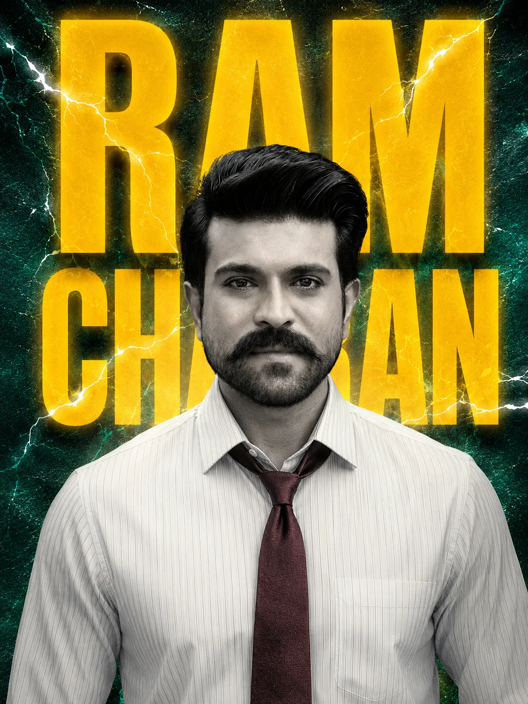 ram charan editorial poster portrait