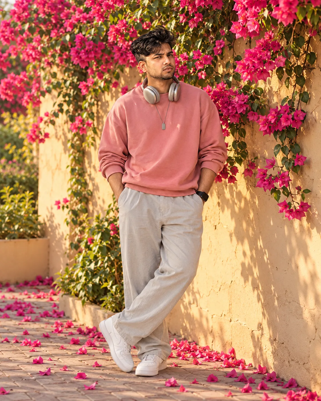 Bougainvillea Flowers Garden Portrait