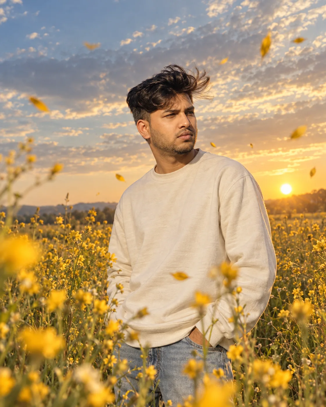 Golden Field, Falling Leaves