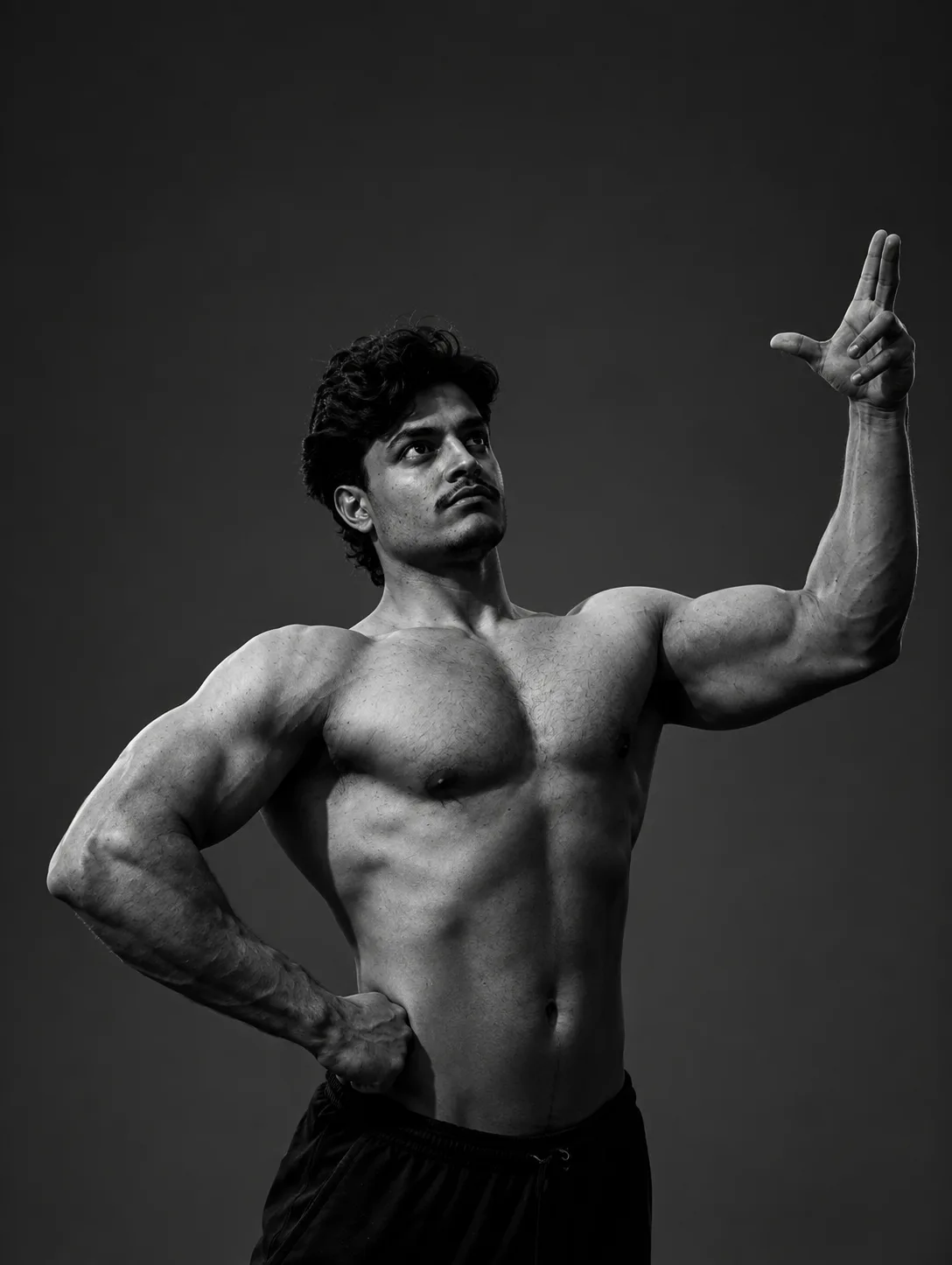 Cinematic Black & White Fitness Studio Edit