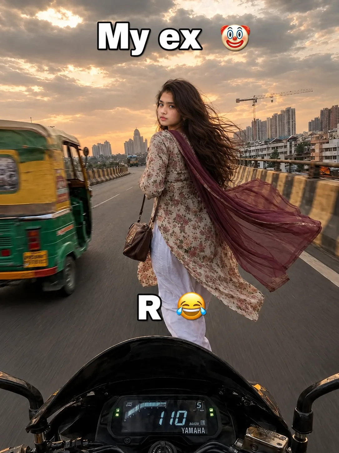 Chasing Her Ex on a City Highway