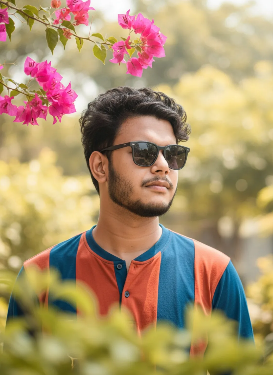 image ka detailed AI prompt niche diya gaya hai, jisse aap is tarah ki photo dobara generate kar sakte hain: Detailed AI