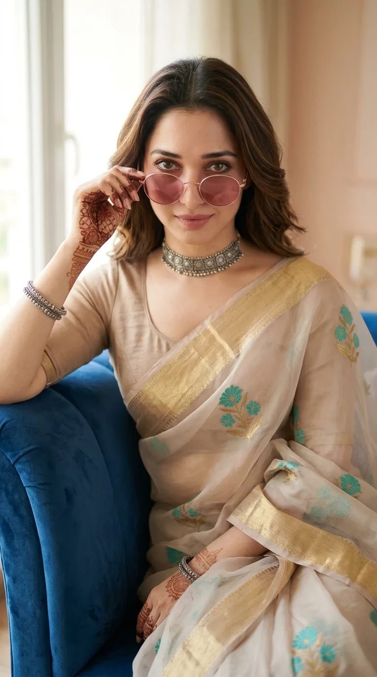 🌸📸 Soft Pastel Saree Portrait Prompt | Instagram Creator Look