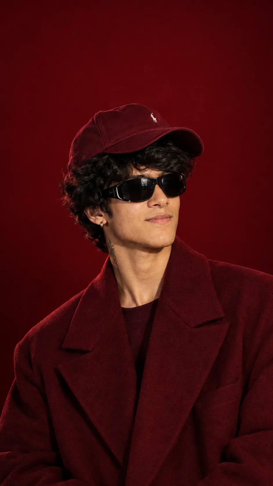 Crimson Elegance — Cinematic Luxury Portrait ❤️‍🔥