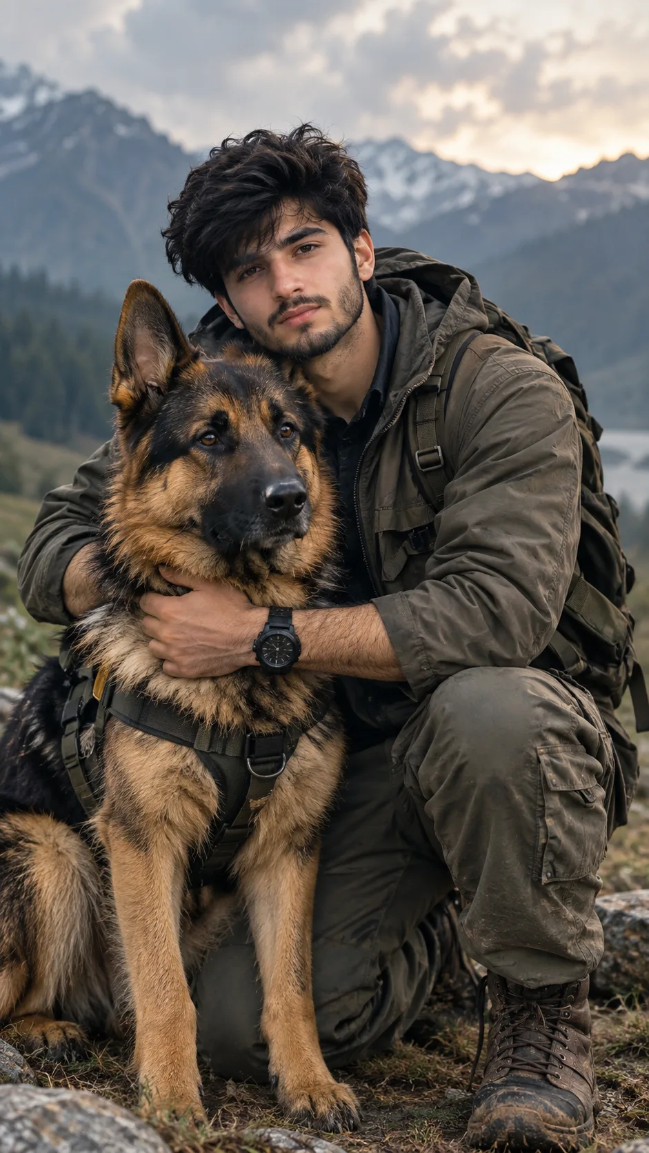 The Bond Beyond Words — Rugged Outdoor Adventure Portrait