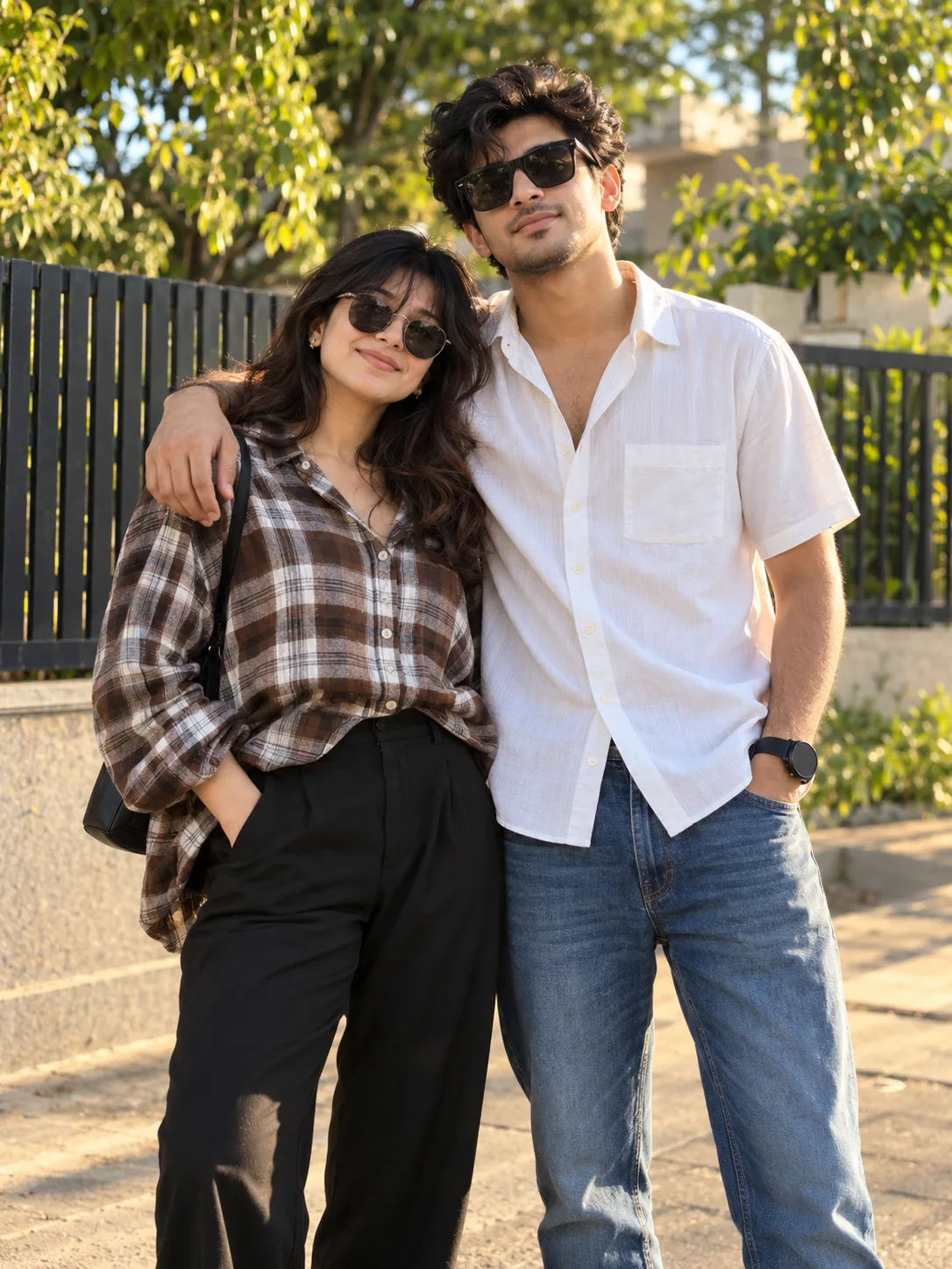 Ultra realistic cinematic portrait of a young couple