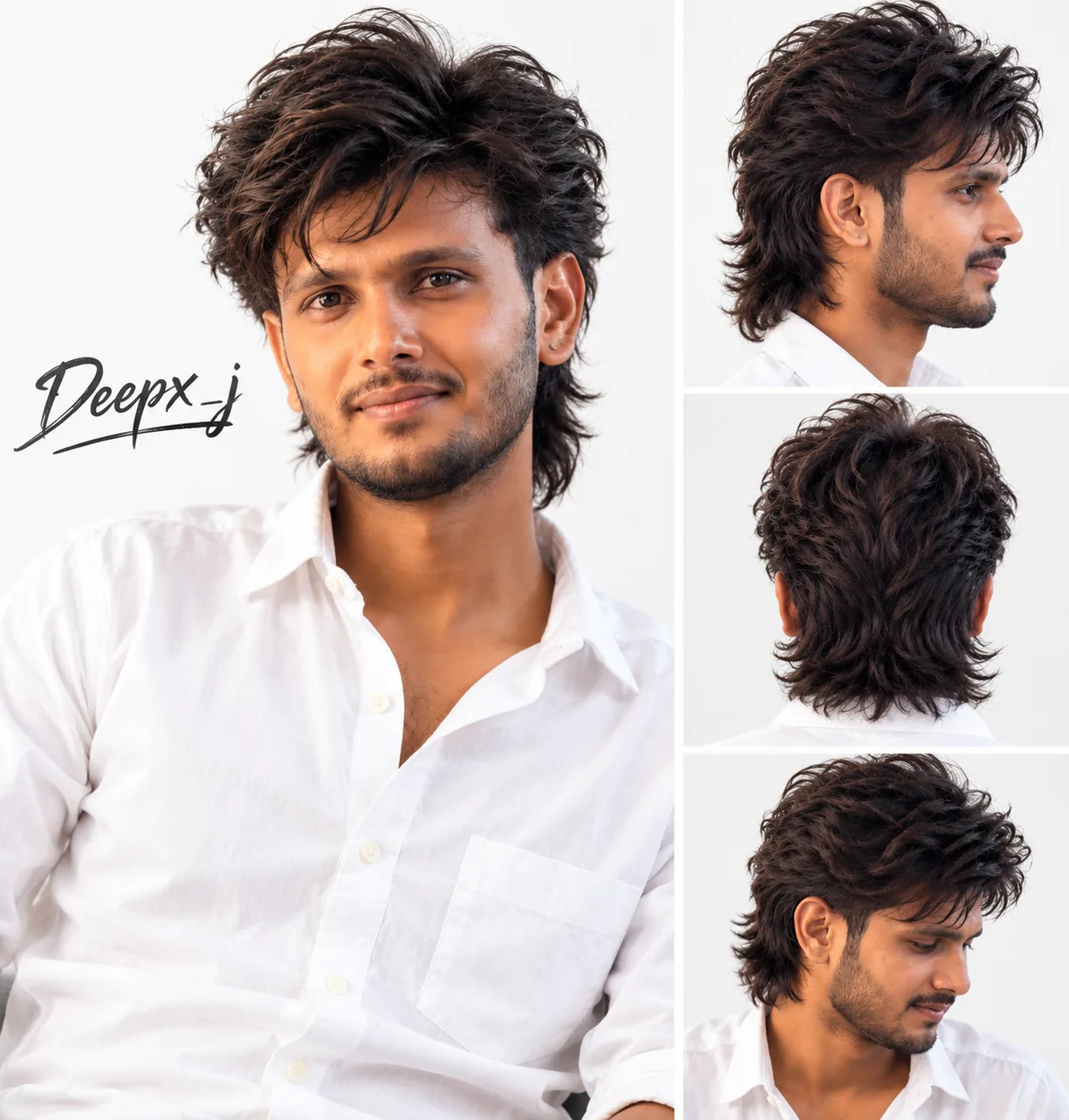 Try wolf cut hair style