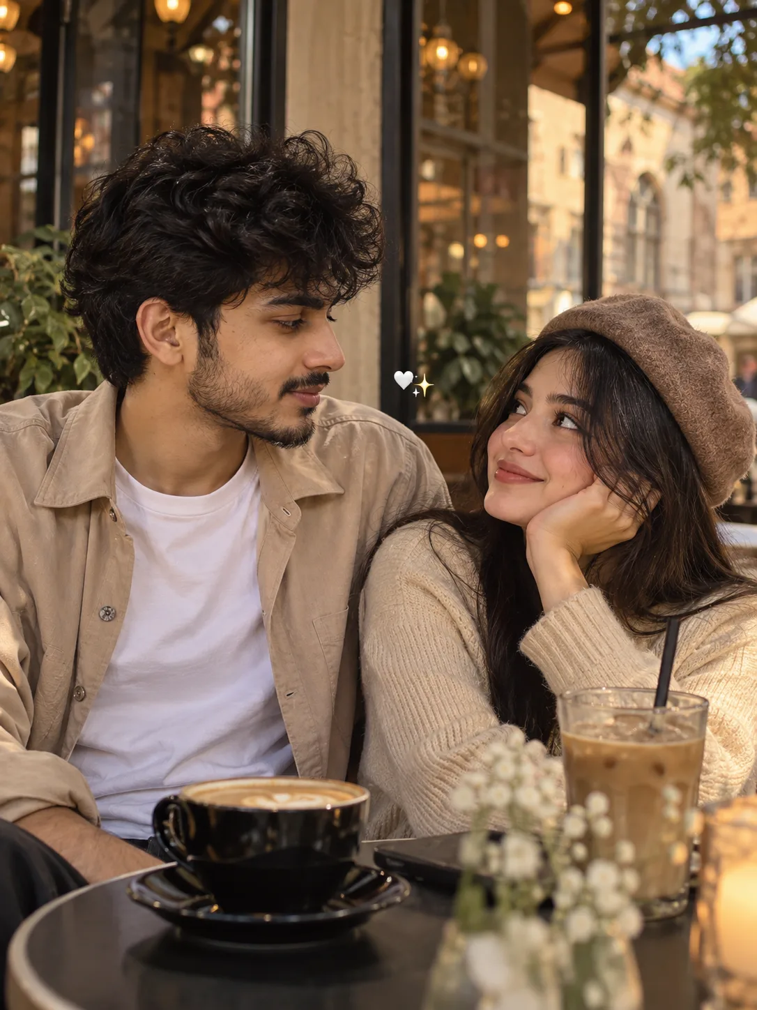 Ultra realistic cinematic portrait of a young couple