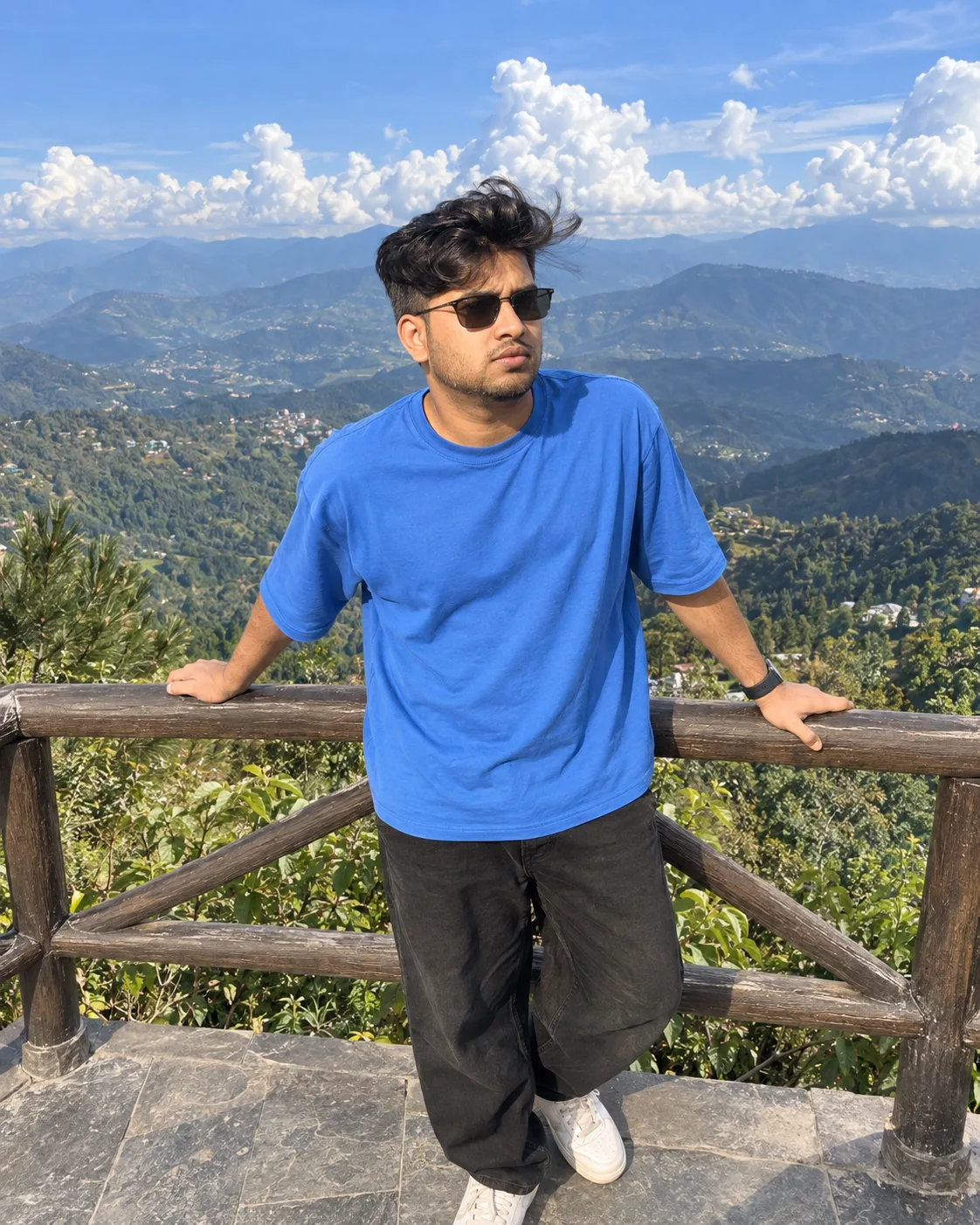 Mountain Viewpoint Portrait