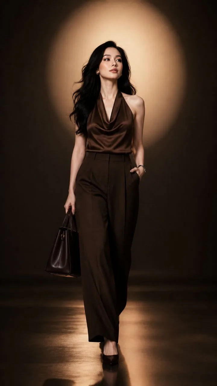 Luxury fashion ai portrait
