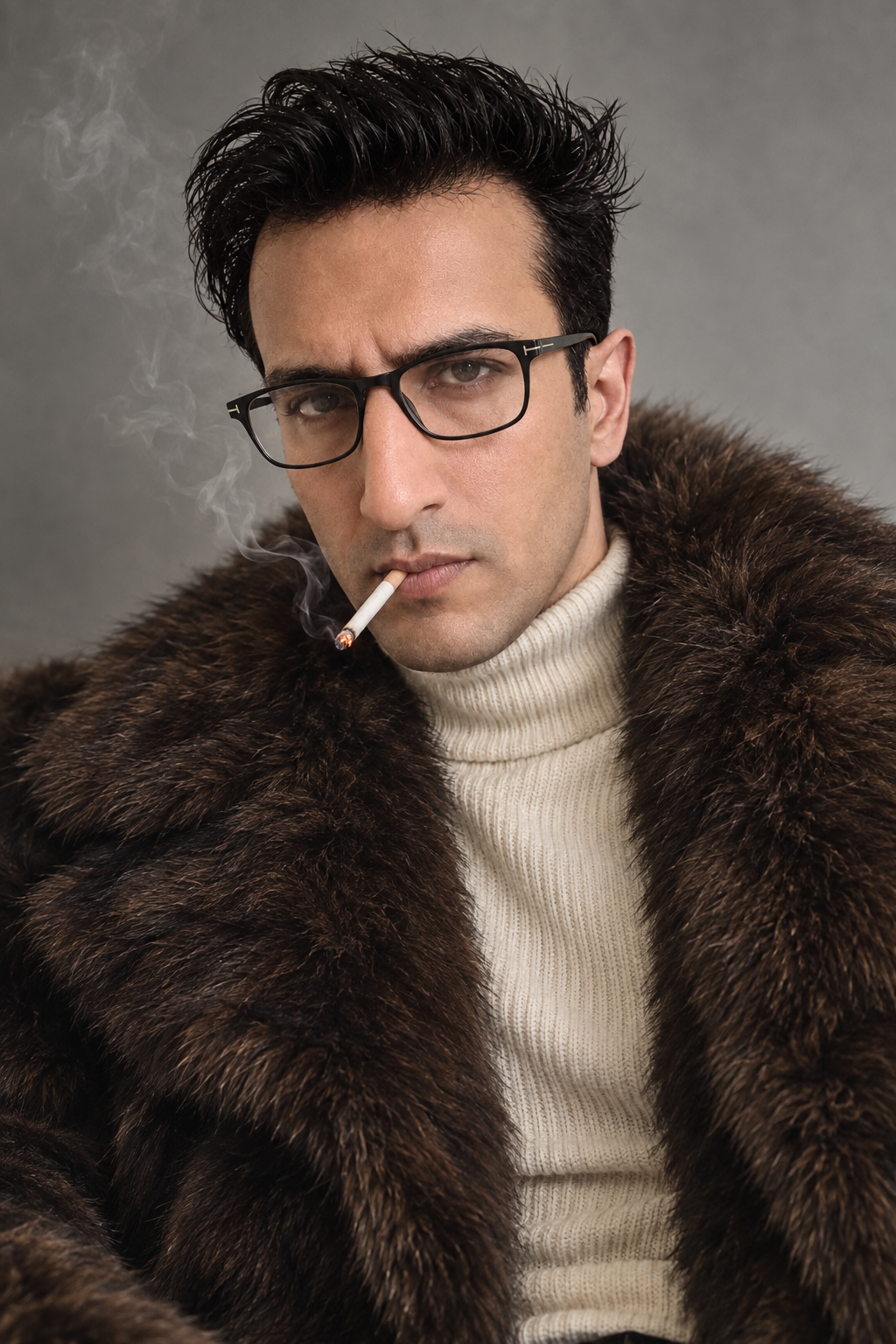 Midnight Fur Elegance